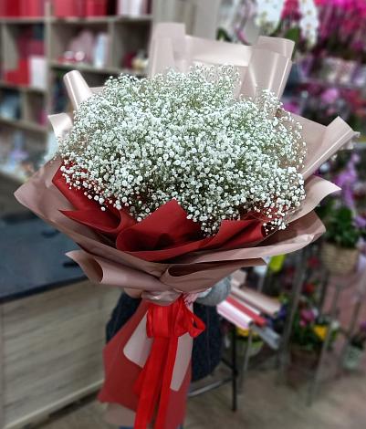 Букет цветов из: Гипсофила в Дагестанской