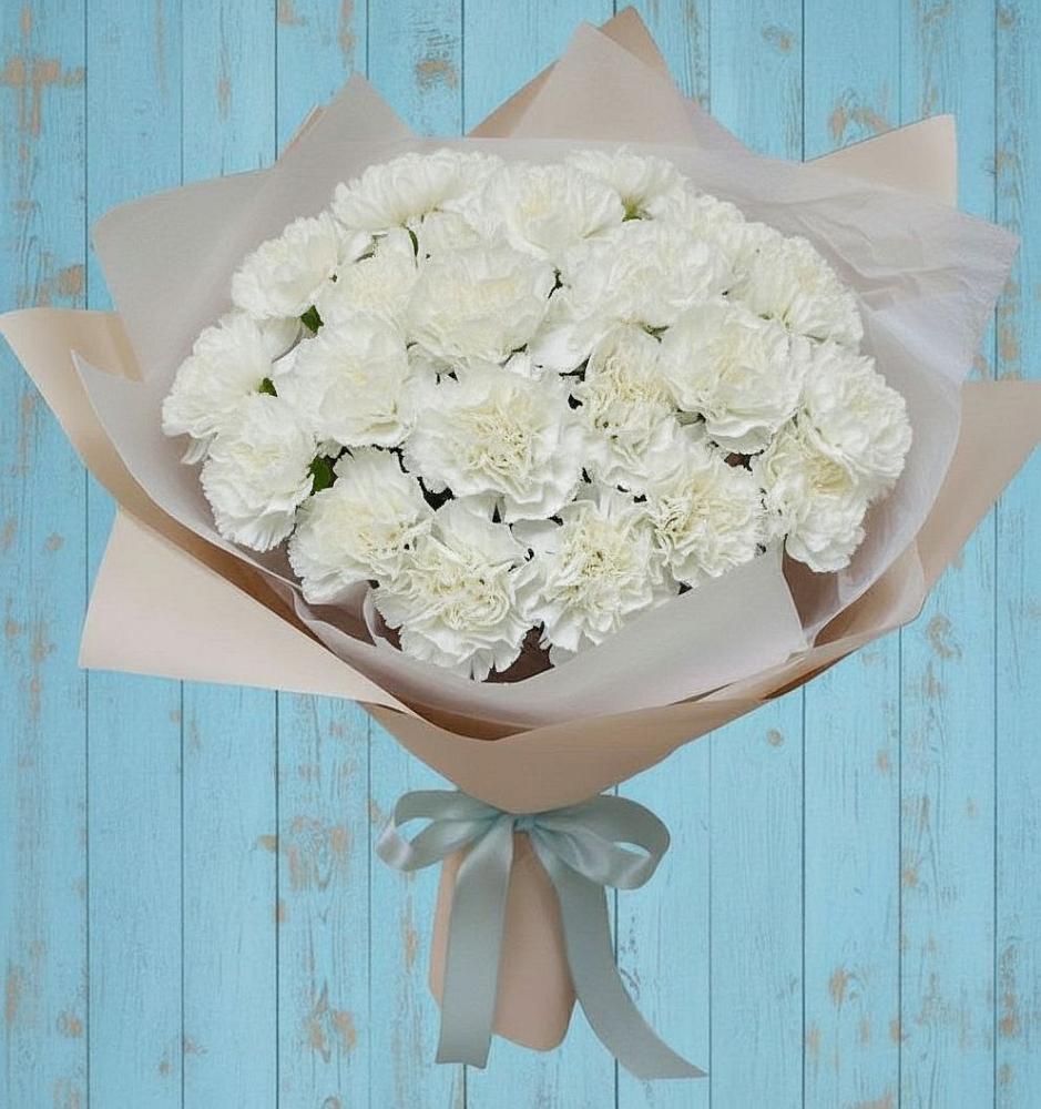 Букет цветов из: Гвоздики в Дагестанской