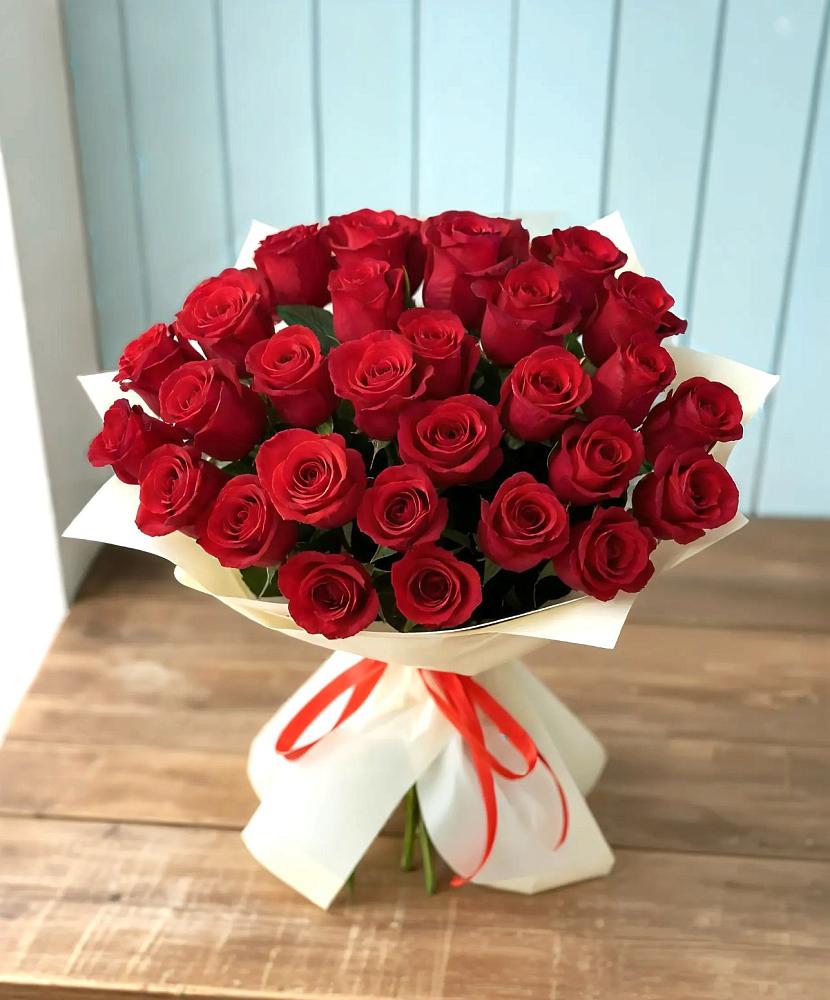 Букет 29 Красных роз в Дагестанской