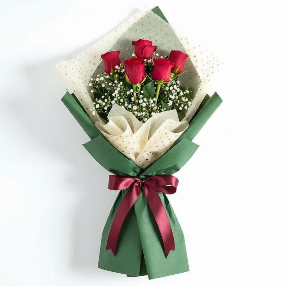 Букет цветов из: Розы в Дагестанской