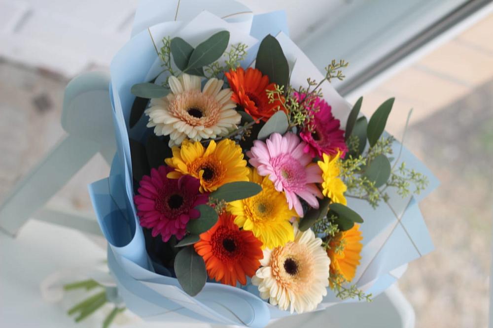 Букет цветов из: Герберы в Дагестанской