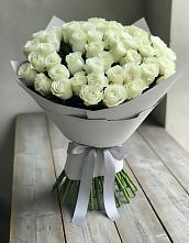 Букет 35 Белых роз #REPLACE_PRED# Дагестанской