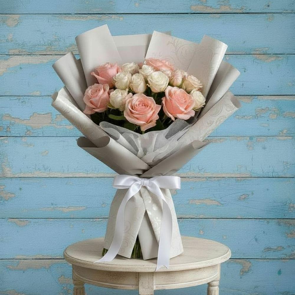 Букет цветов из: Розы в Дагестанской