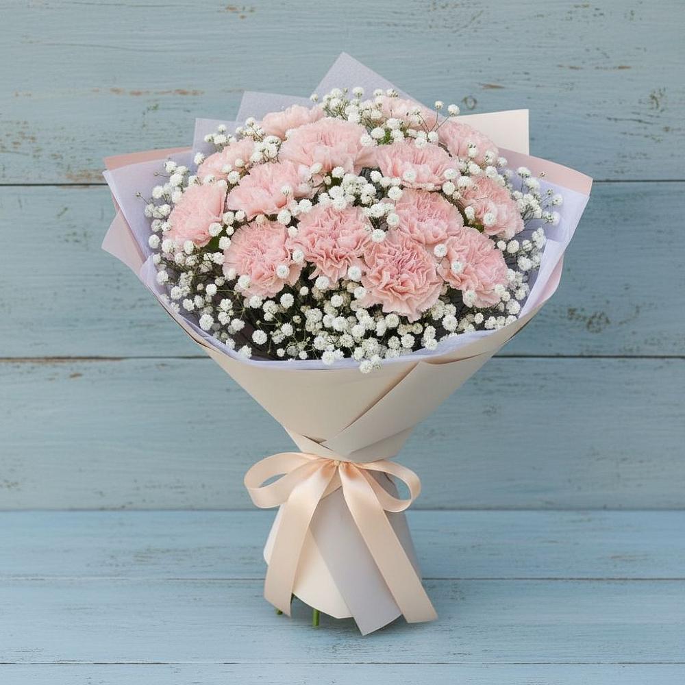 Букет цветов из: Гвоздики в Дагестанской