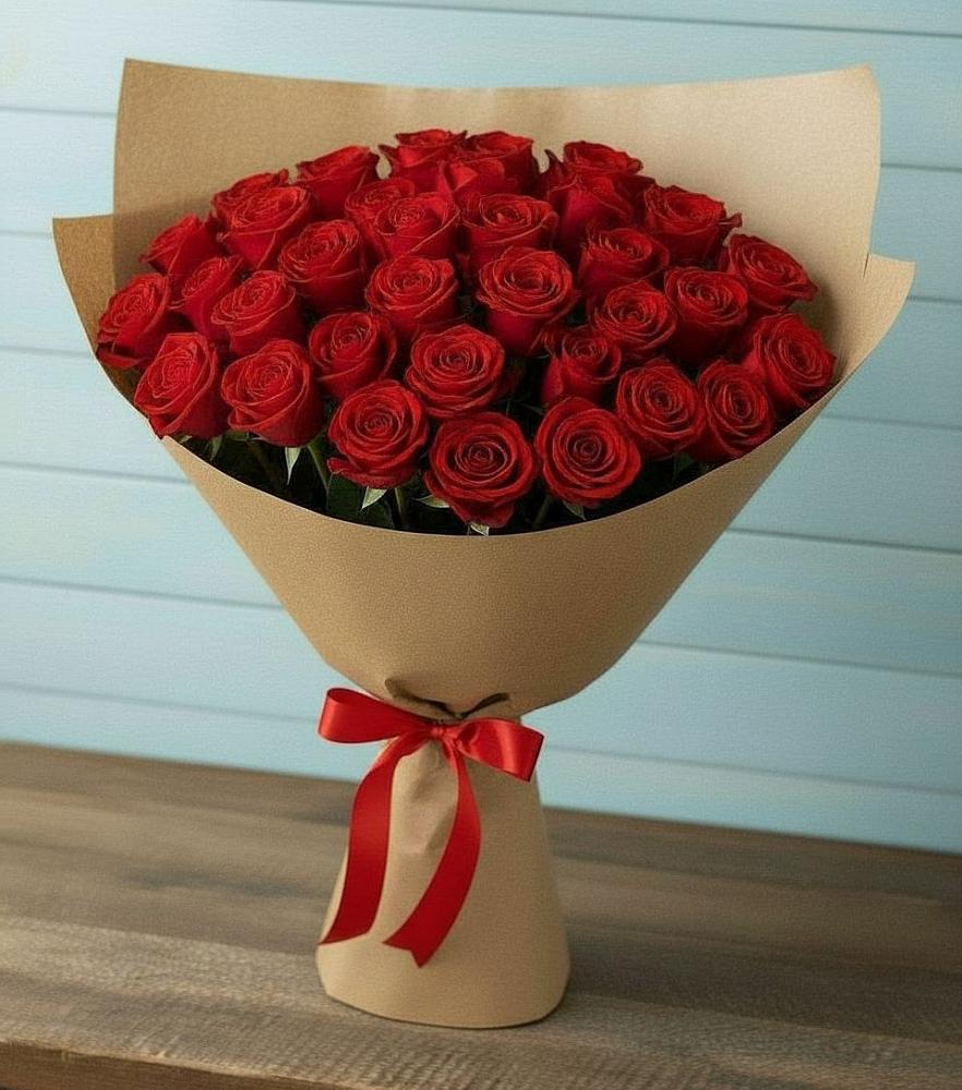 Букет Красные розы Милано в Дагестанской