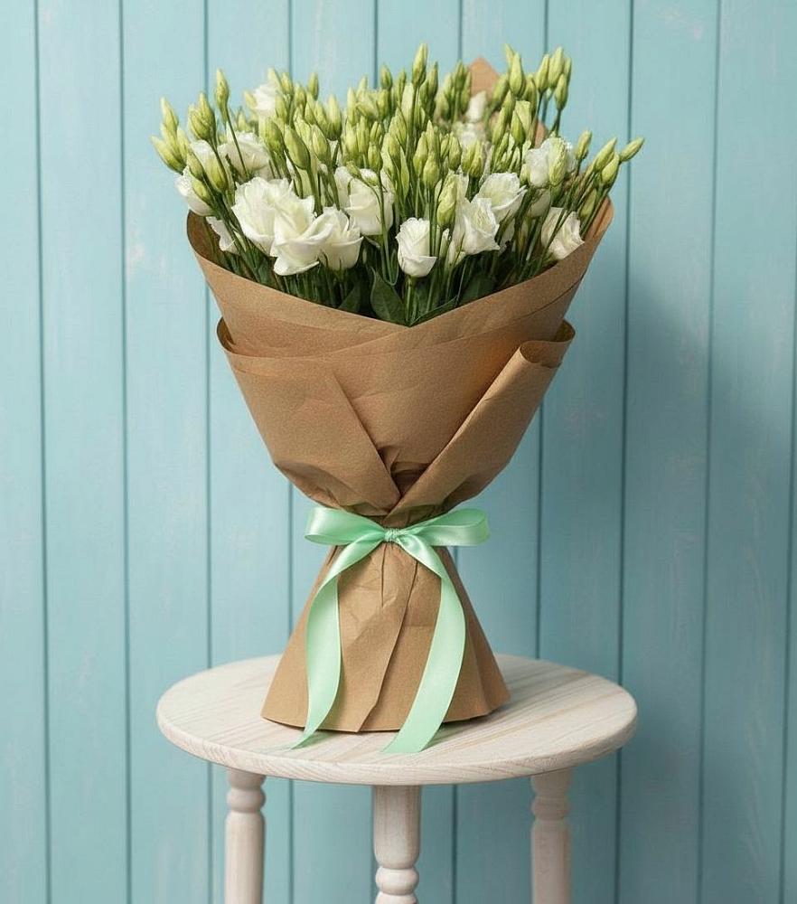 Букет цветов из: Лизиантусы в Дагестанской