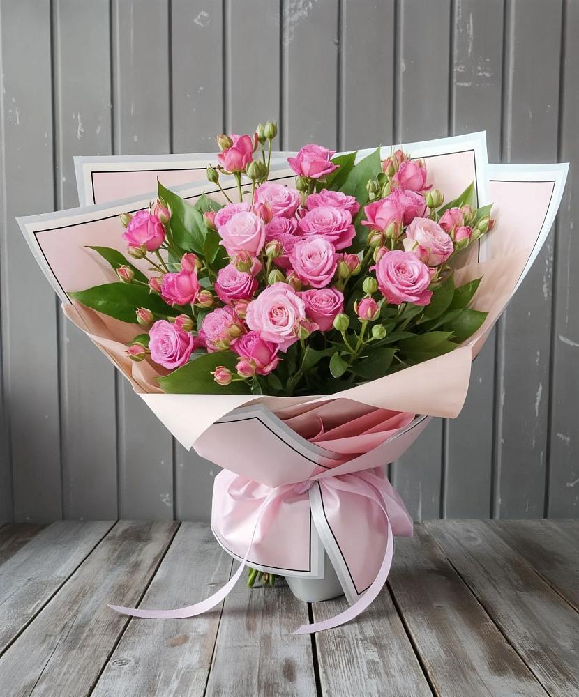 Букет Розовый кустик в Дагестанской