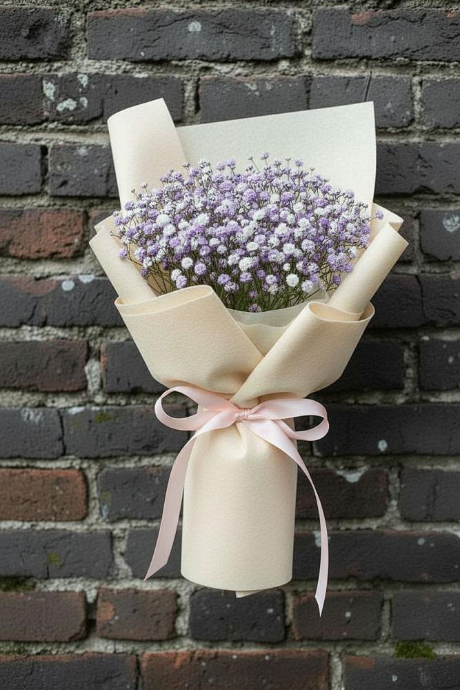 Букет цветов из: Гипсофила в Дагестанской