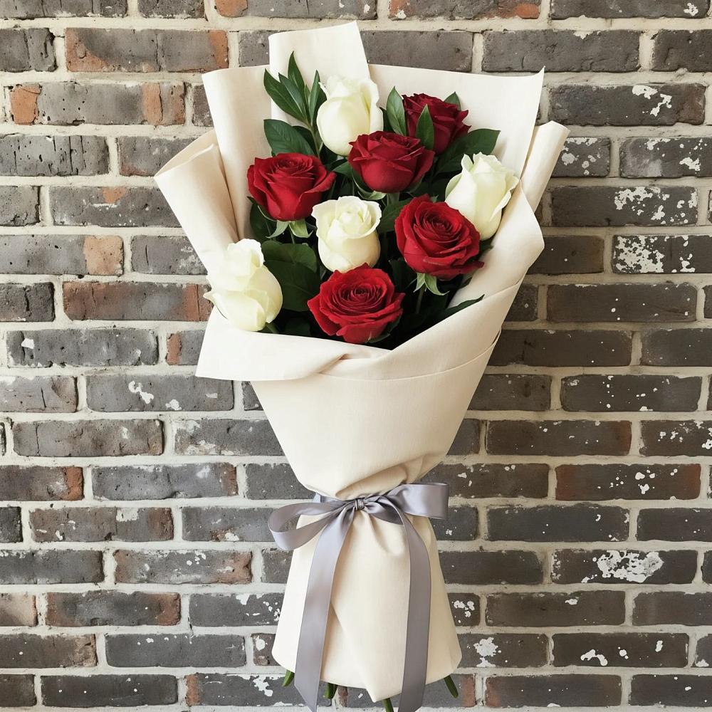 Букет цветов из: Розы в Дагестанской