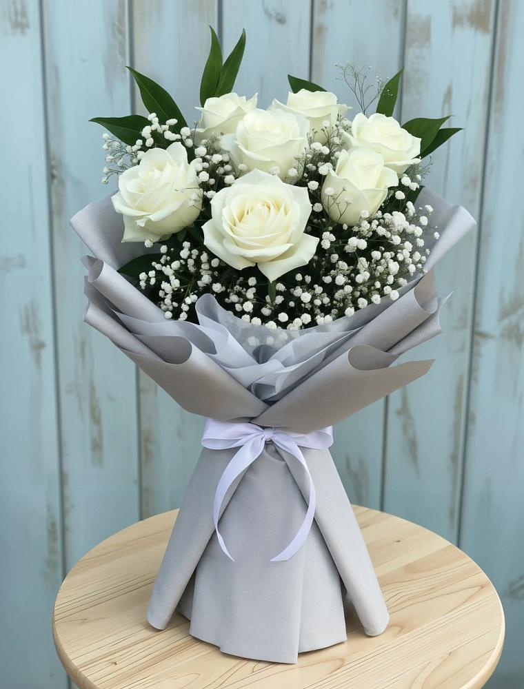 Букет цветов из: Розы в Дагестанской