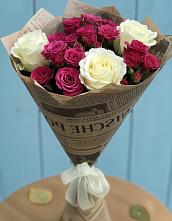 Букет цветов из:  Розы в Дагестанской