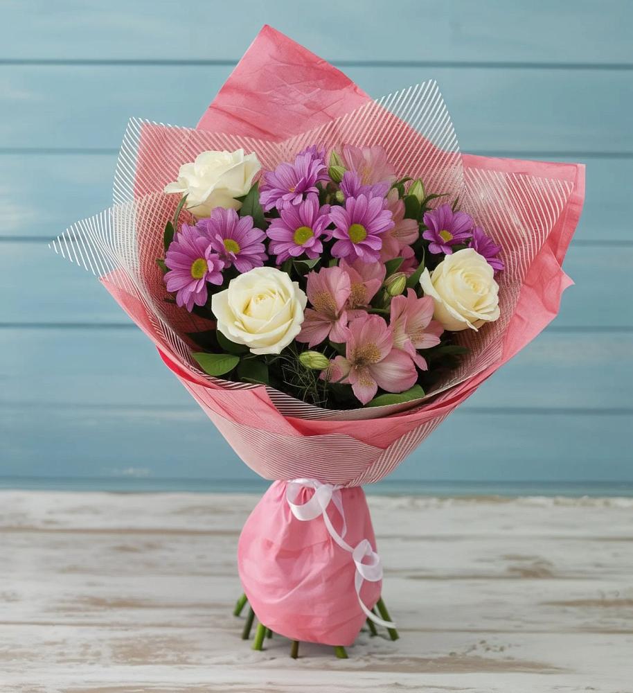 Букет цветов из: Герберы в Дагестанской