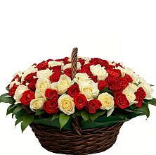 Премиум букет из: Розы #REPLACE_PRED# Дагестанской